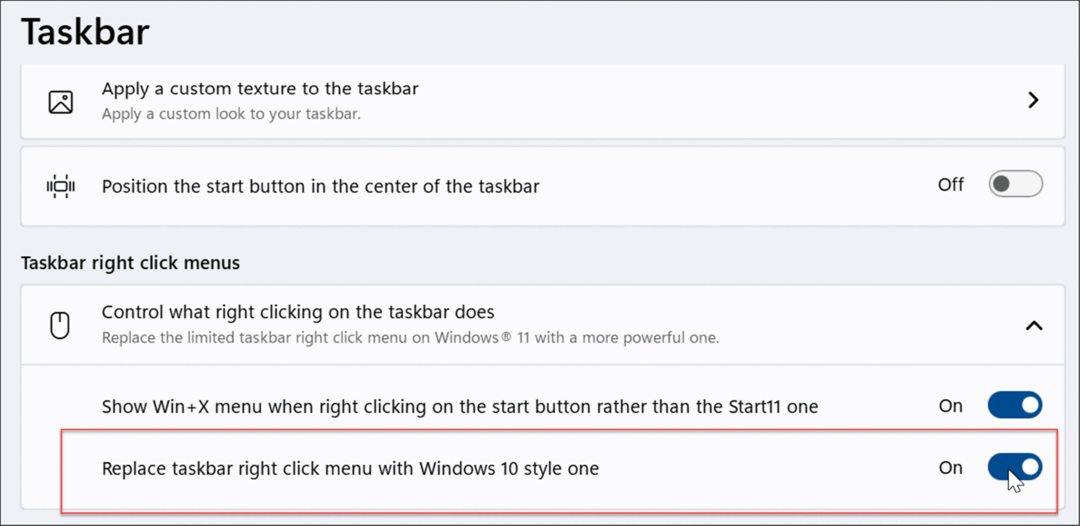 klik kanan taskbar meningkatkan Windows 11 Start Menu dan taskbar dengan start11