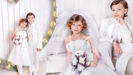 Apa yang harus dipakai di pesta pernikahan? Model dan saran gaun pengantin anak-anak