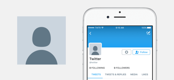 Twitter mengungkapkan foto profil default baru untuk akun baru.