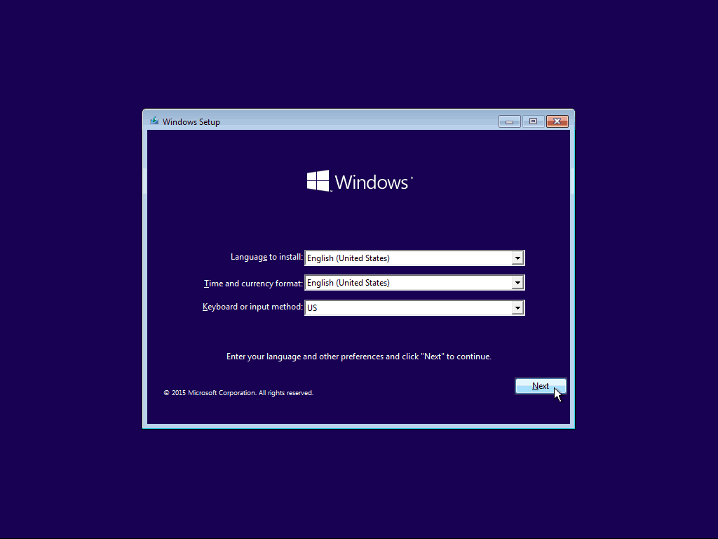 01 Pengaturan Bahasa Windows 10 Clean Install