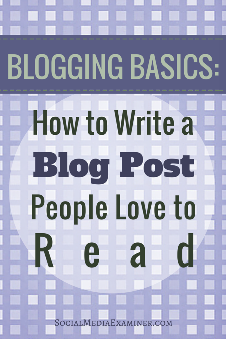 dasar-dasar menulis posting blog