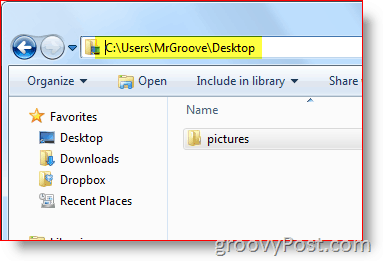 Jalur Desktop Windows Explorer
