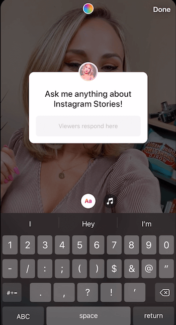 tambahkan stiker pertanyaan ke cerita Instagram