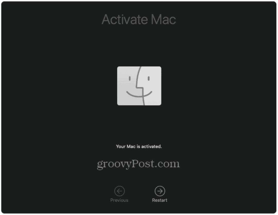 Bersihkan Instal macOS Monterey aktifkan Mac