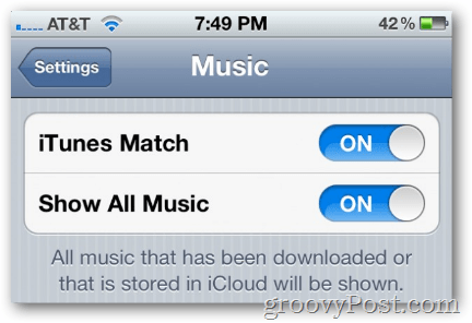 aktifkan itunes match di ios