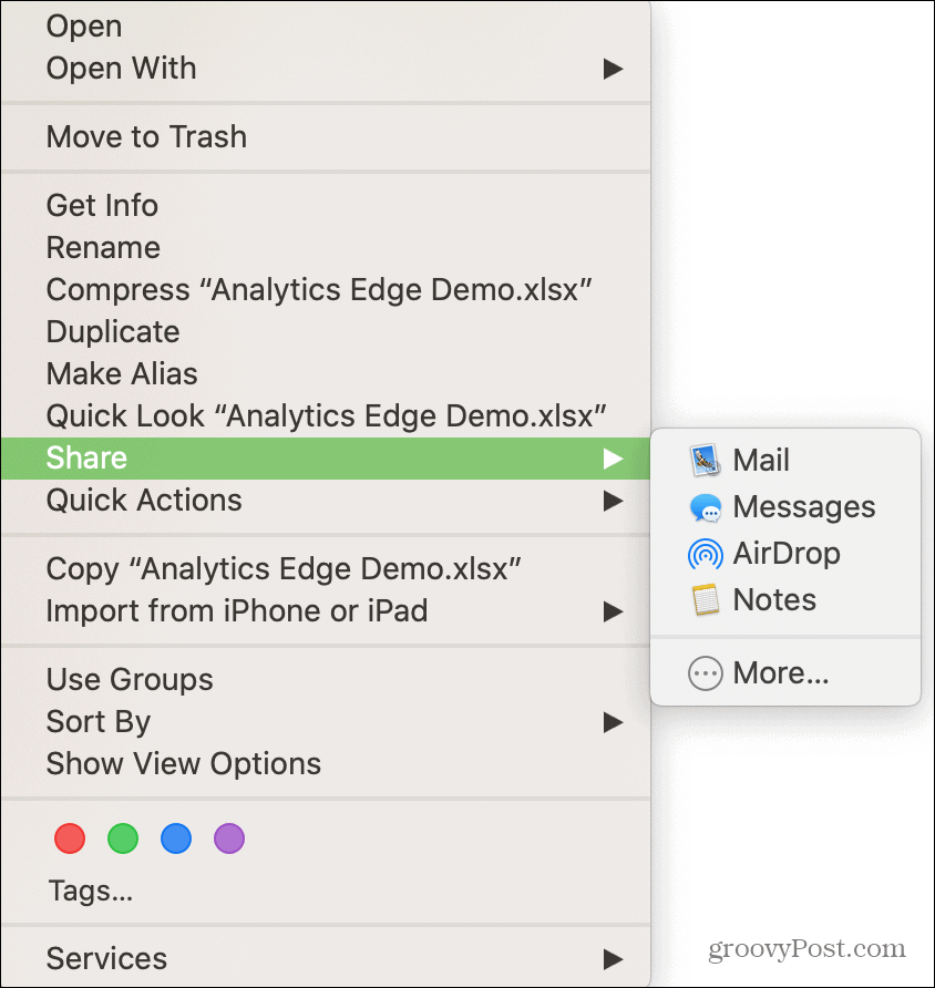 Pintasan Mac untuk Berbagi Dokumen di Word