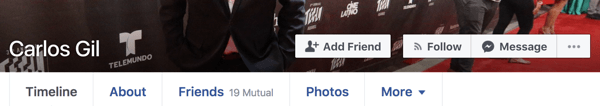 Orang dapat mengikuti posting publik di profil pribadi Facebook Anda.