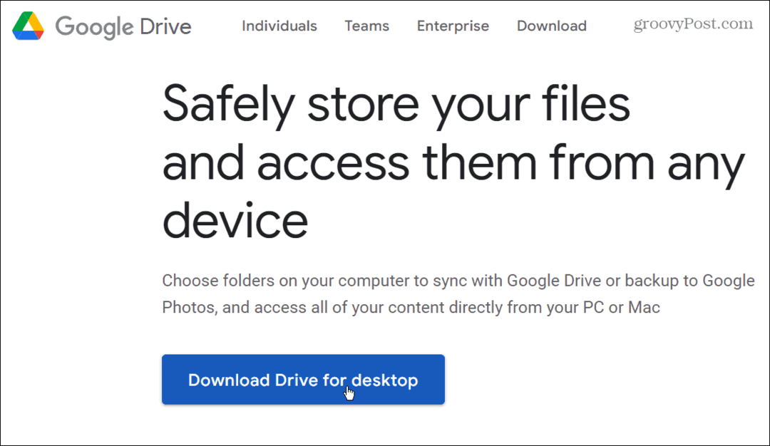 tambahkan google drive ke file explorer