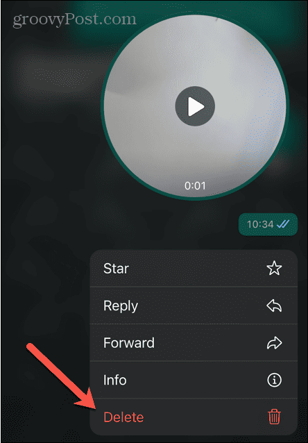 whatsapp menghapus pesan video