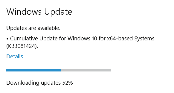 Microsoft Merilis Pembaruan Kumulatif Windows 10 (KB3081424)