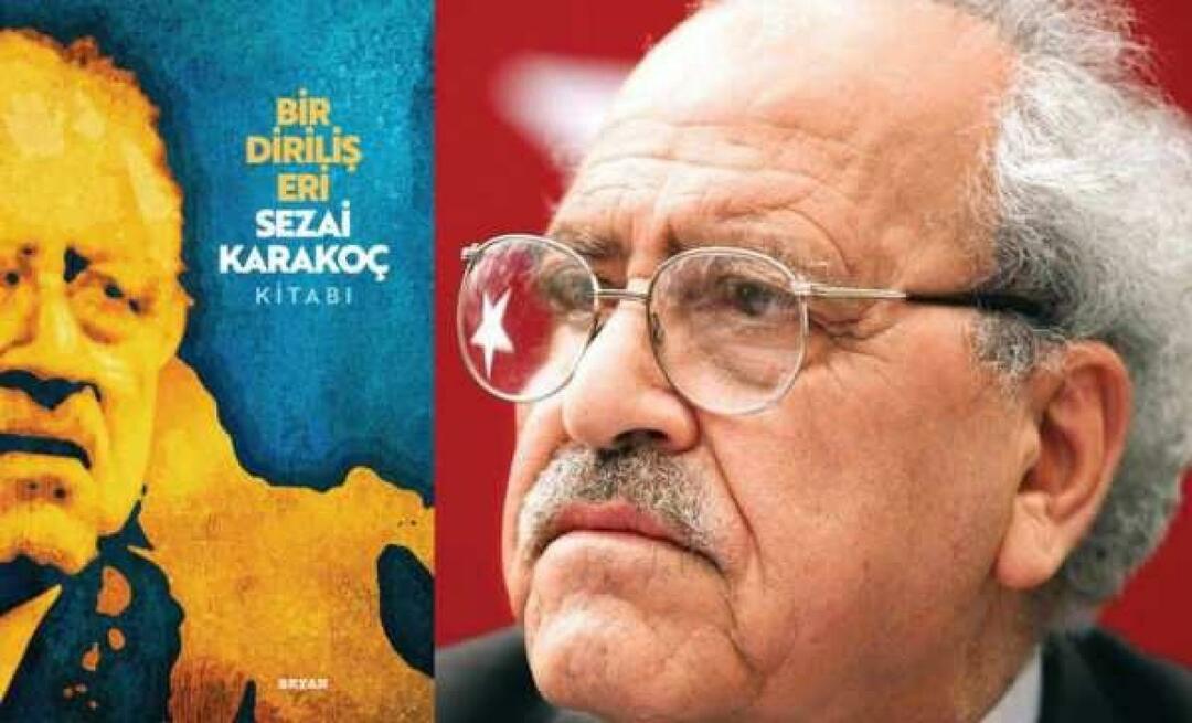 Penulis master bertemu dengan nama Penyair Kebangkitan Sezai Karakoç! Inilah "Prajurit Kebangkitan Sezai Karakoç"