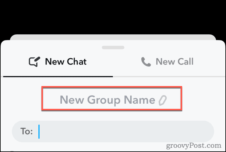 Edit Nama Grup di Snapchat