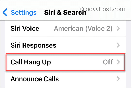 Tutup Panggilan Telepon dan FaceTime dengan Siri