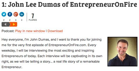entrepreneur on fire episode