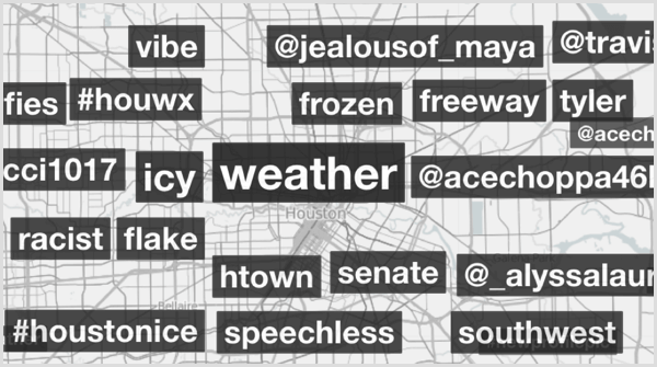 Hasil penelusuran hashtag Trendsmap