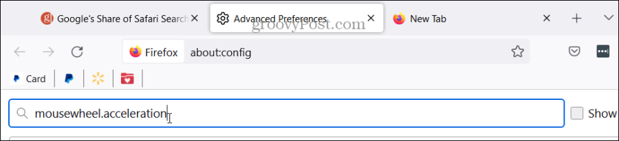 pengaturan mousewheel.acceleration di Firefox