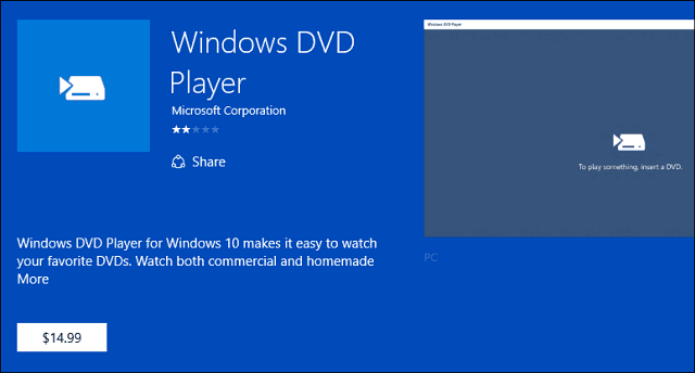 Aplikasi Windows DVD Player