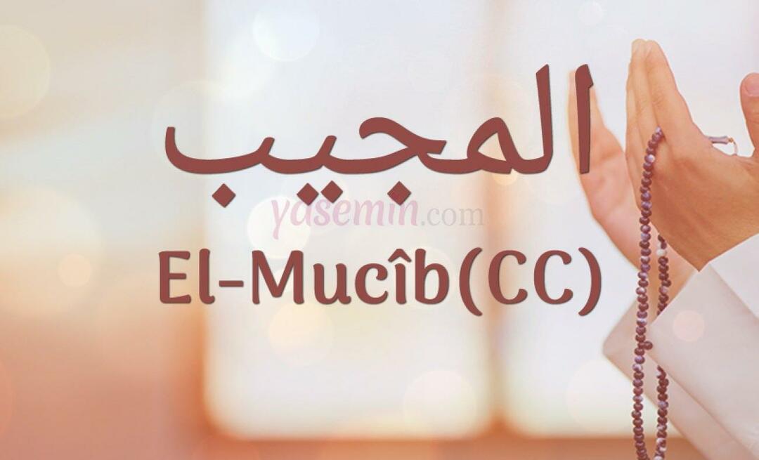 Apa yang dimaksud dengan al-Mujib (c.c)? Apa keutamaan nama Al-Mujib? Esmaul Husna Al Mujib...