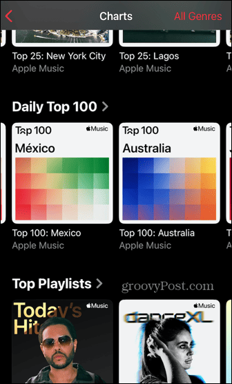 tangga musik apel top 100 populer