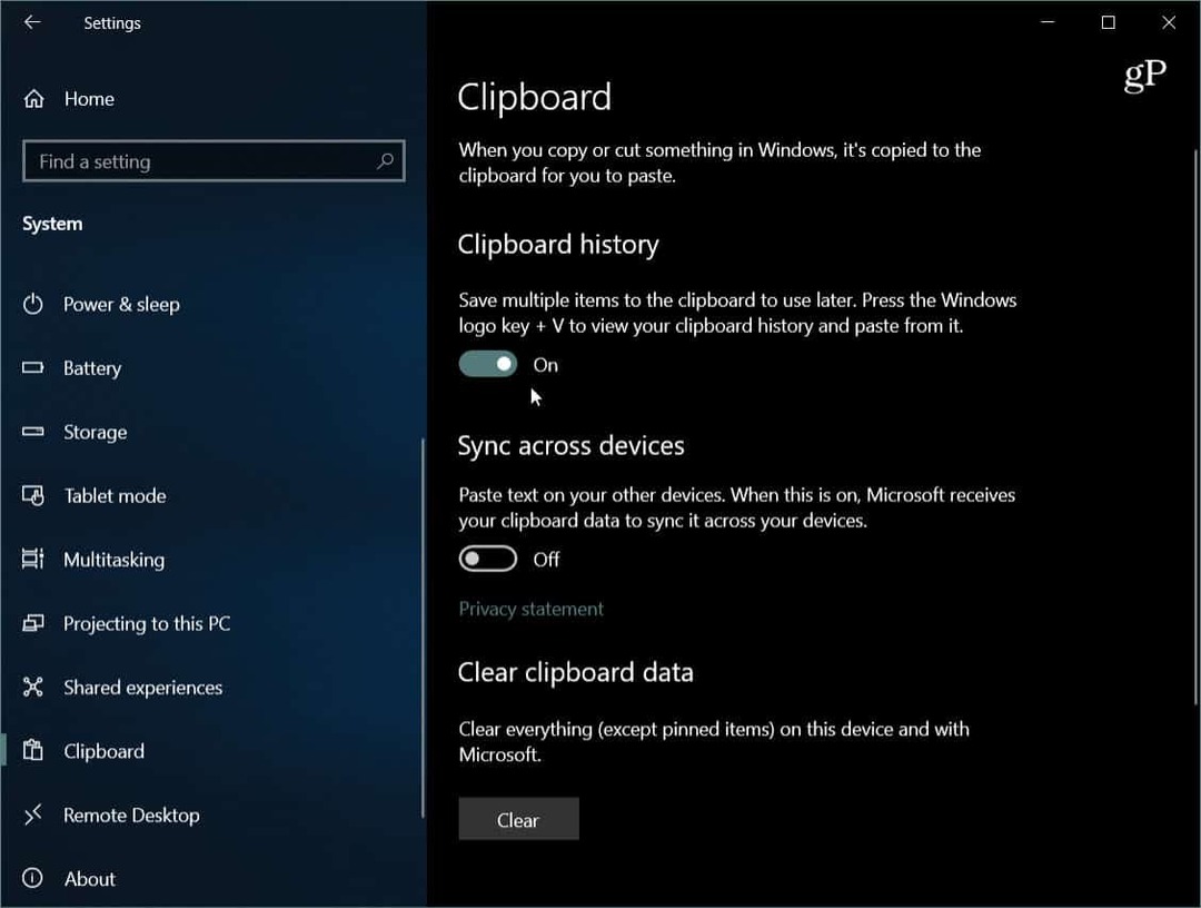 Cara Menggunakan Cloud Clipboard Baru di Windows 10 1809