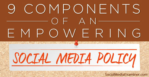 tulis kebijakan media sosial