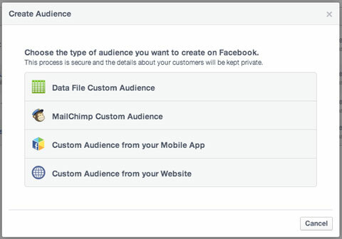 facebook custom audience