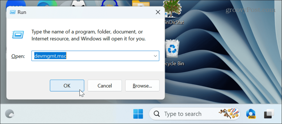 Buka Pengelola Perangkat di Windows 11