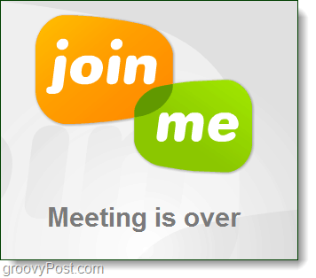 rapat selesai, join.me