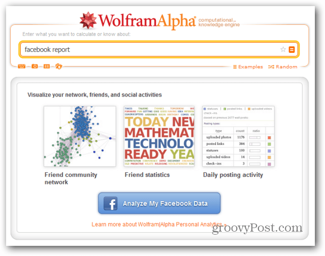 analisis laporan facebook wolfram alpha