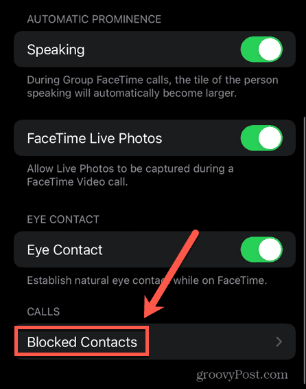 kontak diblokir facetime iphone