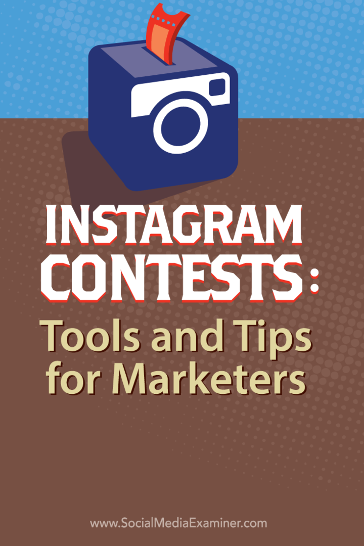 Kontes Instagram: Alat dan Tip untuk Pemasar: Penguji Media Sosial