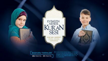 Ketentuan kontes dan penghargaan untuk anak-anak dari Diyanet untuk "Beautiful Reading the Quran"