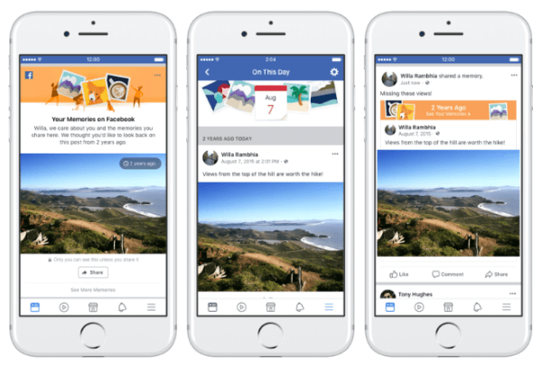 Facebook mengumumkan cara baru untuk berbagi kenangan dengan teman.