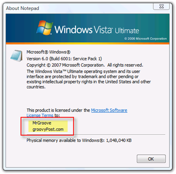 Pemilik dan Organisasi Display untuk Windows Vista