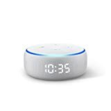 All-new Echo Dot (3rd Gen) - Speaker pintar dengan jam dan Alexa - Sandstone