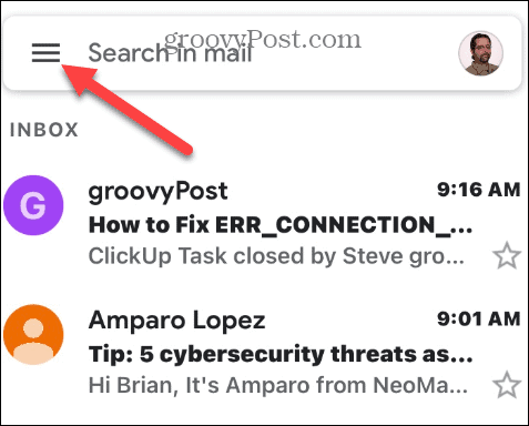 Temukan Email yang Belum Dibaca di Gmail