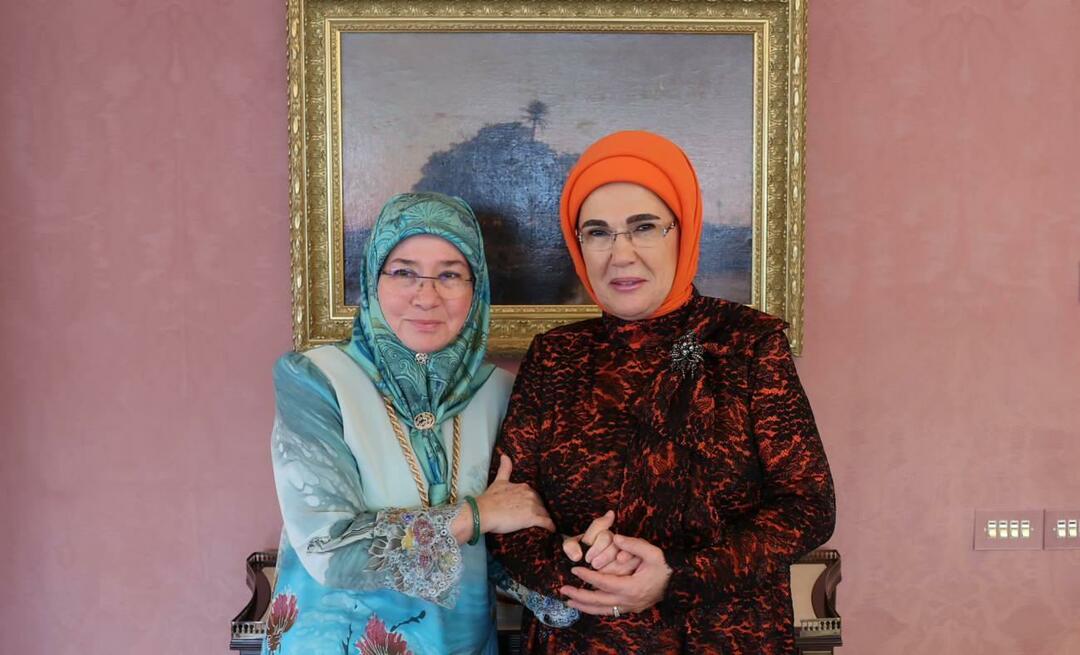 Ibu Negara Erdoğan bertemu dengan Ratu Malaysia!
