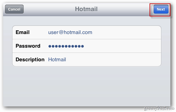Kredensial Email