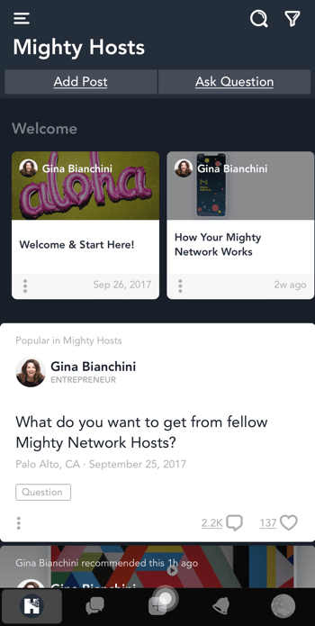 Membangun Komunitas dalam Dunia Media Sosial yang Berubah menampilkan wawasan dari Gina Bianchini di Podcast Pemasaran Media Sosial.