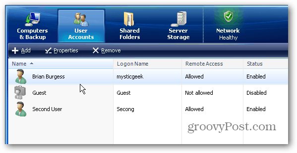 Cara Menambahkan Akun Pengguna ke Windows Home Server