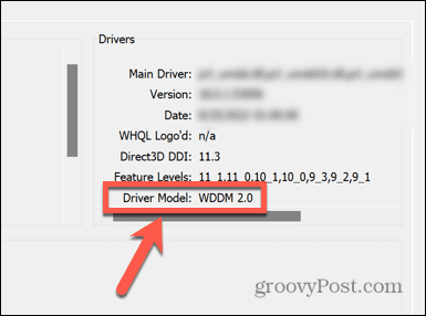 model driver windows 11 dxdiag