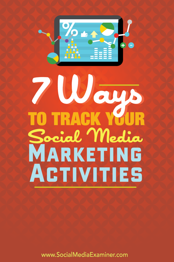 tips untuk melacak aktivitas pemasaran media sosial Anda