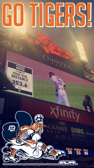 detroit tigers snapchat event filter
