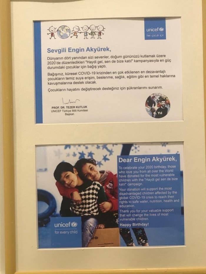 donasi atas nama Engin Akyürek