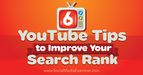 6 tips youtube untuk meningkatkan peringkat pencarian