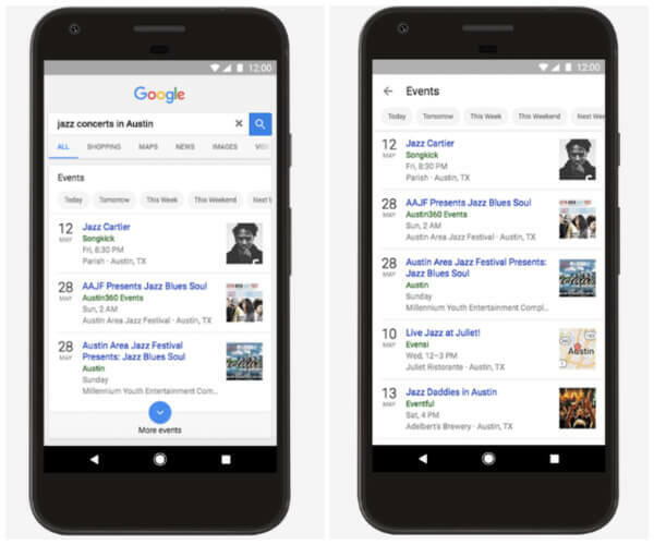 Google memperbarui aplikasi dan pengalaman web selulernya untuk membantu pencari web lebih mudah menemukan hal-hal yang terjadi di sekitar, baik sekarang atau di masa depan.