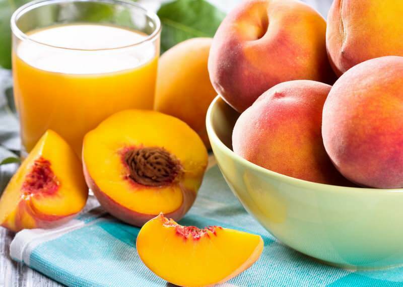 jus persik memenuhi serat yang dibutuhkan oleh usus