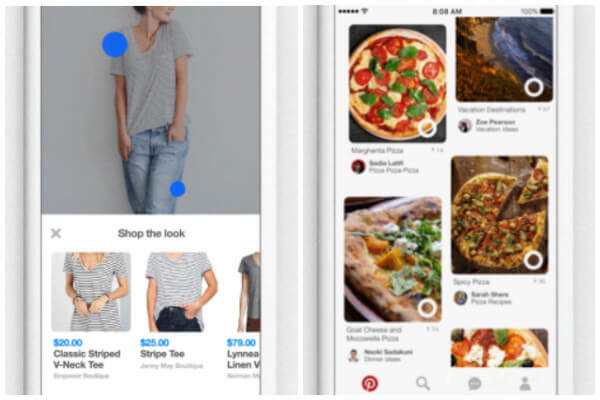 Pinterest juga meluncurkan dua tombol baru, Belanja Tampilan dan Ide Instan, untuk mempermudah menemukan ide di seluruh Pinterest dan dari dunia di sekitar Anda.