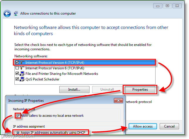 Menyiapkan VPN - Host PPTP Di Rumah Anda Windows 7 PC [Bagaimana-Untuk]