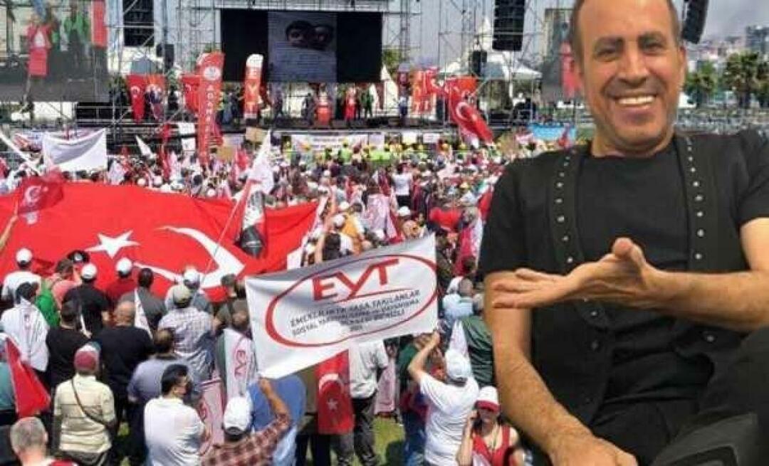 Haluk Levent berbicara kepada anggota EYT setelah pernyataan Erdogan! 